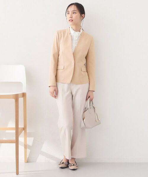 index / インデックス ノーカラージャケット | セットアップ対応 ノーカラージャケット【ウォッシャブル・接触冷感・吸水速乾・防シワ・ストレッチ】 | 詳細27