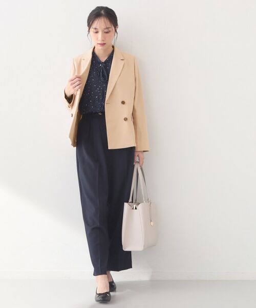 index / インデックス テーラードジャケット | セットアップ対応 ダブルブレストジャケット【ウォッシャブル・接触冷感・吸水速乾・防シワ・ストレッチ】 | 詳細23