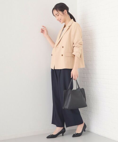 index / インデックス テーラードジャケット | セットアップ対応 ダブルブレストジャケット【ウォッシャブル・接触冷感・吸水速乾・防シワ・ストレッチ】 | 詳細25