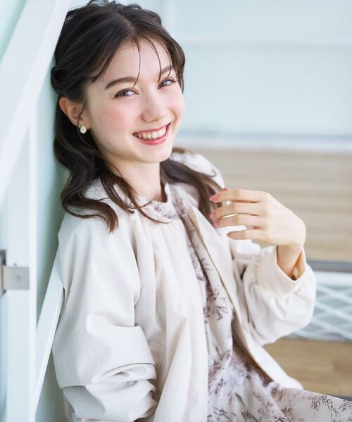 index / インデックス テーラードジャケット | ノーカラーブルゾン【洗濯機OK/接触冷感/防シワ】 | 詳細23