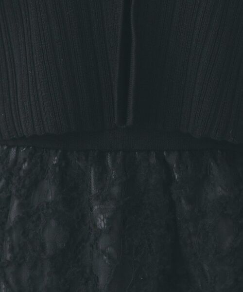 index / インデックス セットアップ | カーディガンセット ドッキングニットワンピース【洗濯機OK】 | 詳細14