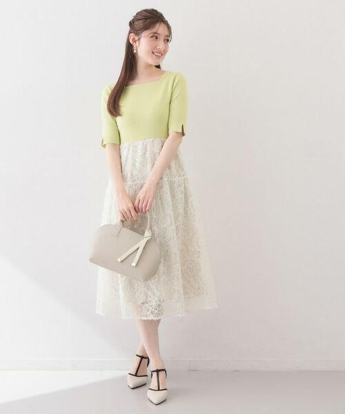 index / インデックス セットアップ | カーディガンセット ドッキングニットワンピース【洗濯機OK】 | 詳細20