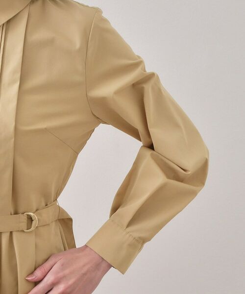 index / インデックス ロング・マキシ丈ワンピース | ベルト付きタックシャツワンピース【洗濯機OK・イージーアイロン】 | 詳細26