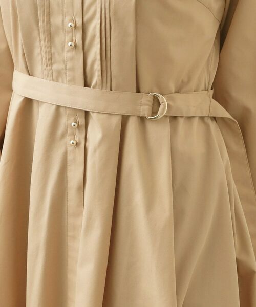 index / インデックス ロング・マキシ丈ワンピース | ベルト付きタックシャツワンピース【洗濯機OK・イージーアイロン】 | 詳細27