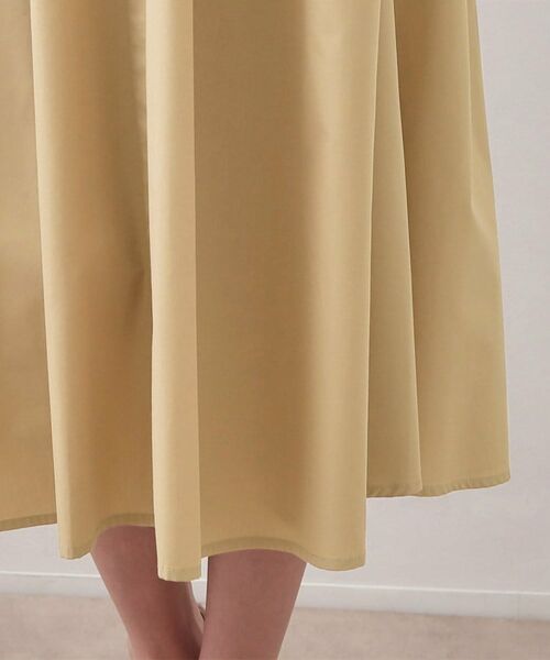 index / インデックス ロング・マキシ丈ワンピース | ベルト付きタックシャツワンピース【洗濯機OK・イージーアイロン】 | 詳細28