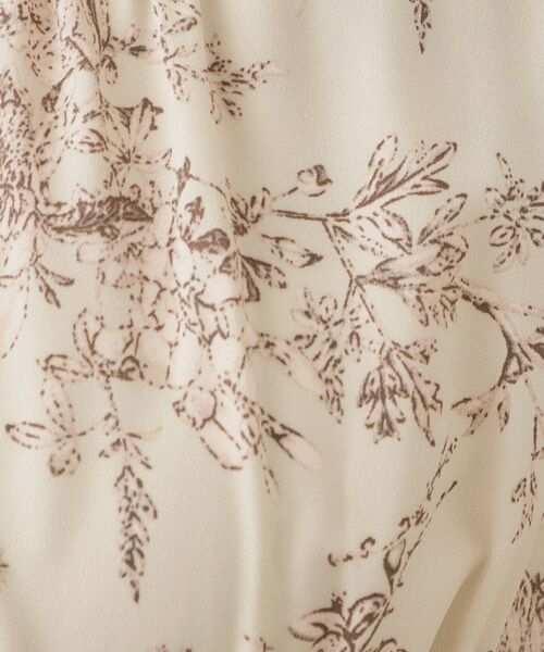 index / インデックス ロング・マキシ丈ワンピース | フラワーハイネックタックワンピース【洗濯機OK／イージーアイロン／防シワ】 | 詳細8