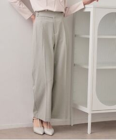 index / インデックス パンツ | セットアップ対応 2タックワイドパンツ【洗濯機OK・接触冷感・吸水速乾・防シワ・ストレッチ】