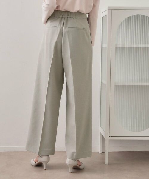 index / インデックス パンツ | セットアップ対応 2タックワイドパンツ【洗濯機OK・接触冷感・吸水速乾・防シワ・ストレッチ】 | 詳細1