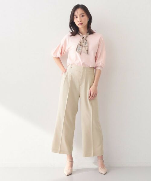 index / インデックス パンツ | セットアップ対応 2タックワイドパンツ【洗濯機OK・接触冷感・吸水速乾・防シワ・ストレッチ】 | 詳細12