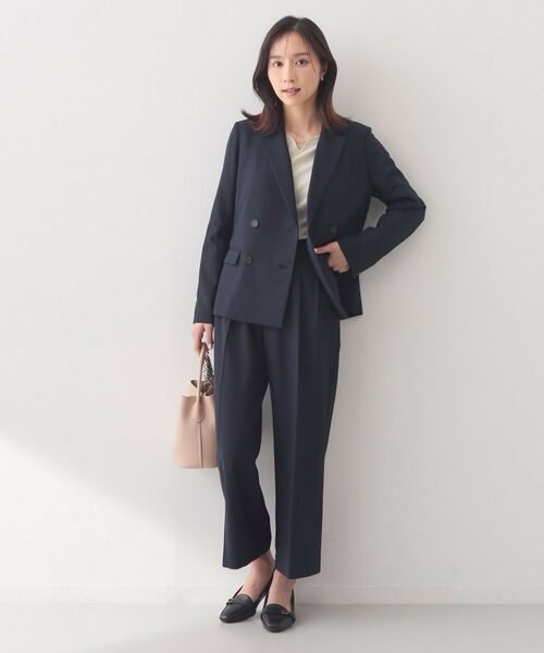 index / インデックス パンツ | セットアップ対応 2タックワイドパンツ【洗濯機OK・接触冷感・吸水速乾・防シワ・ストレッチ】 | 詳細18