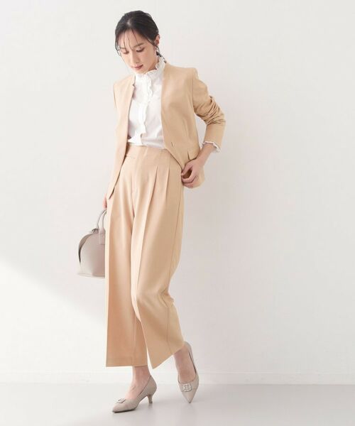 index / インデックス パンツ | セットアップ対応 2タックワイドパンツ【洗濯機OK・接触冷感・吸水速乾・防シワ・ストレッチ】 | 詳細27