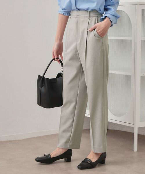 index / インデックス パンツ | セットアップ対応 テーパードパンツ【洗濯機OK・接触冷感・吸水速乾・防シワ・ストレッチ】 | 詳細1