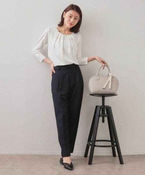index / インデックス パンツ | セットアップ対応 テーパードパンツ【洗濯機OK・接触冷感・吸水速乾・防シワ・ストレッチ】 | 詳細23