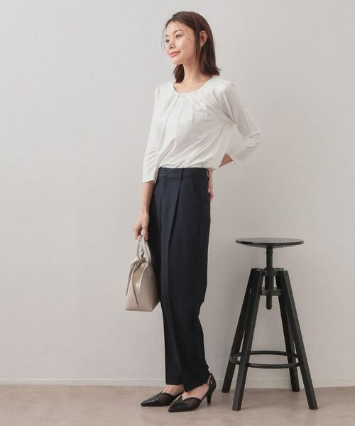 index / インデックス パンツ | セットアップ対応 テーパードパンツ【洗濯機OK・接触冷感・吸水速乾・防シワ・ストレッチ】 | 詳細24