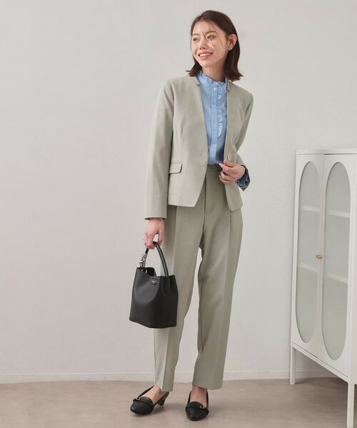 index / インデックス パンツ | セットアップ対応 テーパードパンツ【洗濯機OK・接触冷感・吸水速乾・防シワ・ストレッチ】 | 詳細4