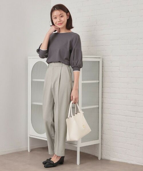 index / インデックス パンツ | セットアップ対応 テーパードパンツ【洗濯機OK・接触冷感・吸水速乾・防シワ・ストレッチ】 | 詳細6