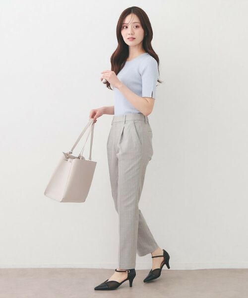 index / インデックス パンツ | ストレッチテーパードパンツ【洗濯機OK・吸水速乾・接触冷感・透け防止】 | 詳細15