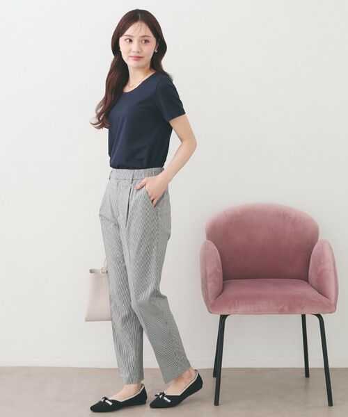 index / インデックス パンツ | ストレッチテーパードパンツ【洗濯機OK・吸水速乾・接触冷感・透け防止】 | 詳細19