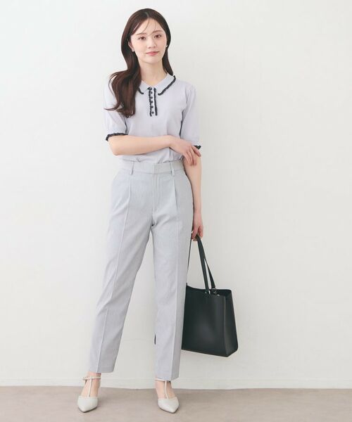 index / インデックス パンツ | ストレッチテーパードパンツ【洗濯機OK・吸水速乾・接触冷感・透け防止】 | 詳細23