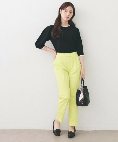 index / インデックス パンツ | ストレッチテーパードパンツ【洗濯機OK・吸水速乾・接触冷感・透け防止】 | 詳細6