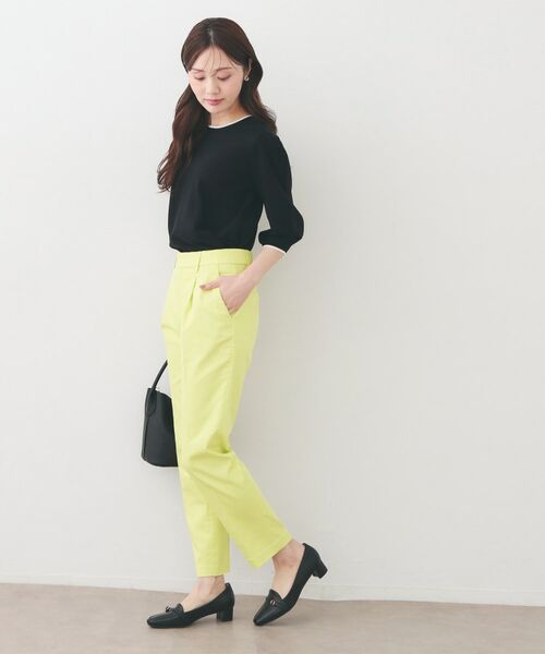 index / インデックス パンツ | ストレッチテーパードパンツ【洗濯機OK・吸水速乾・接触冷感・透け防止】 | 詳細7