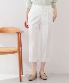 index / インデックス ショート・ハーフ・半端丈パンツ | コンパクトストレッチカプリパンツ【洗濯機OK／吸水速乾／接触冷感／透け防止】