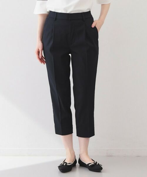 index / インデックス ショート・ハーフ・半端丈パンツ | コンパクトストレッチカプリパンツ【洗濯機OK/吸水速乾/接触冷感/透け防止】 | 詳細17