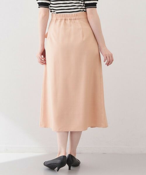 index / インデックス スカート | 麻調ツイルラップ風プリーツスカート【洗濯機OK/イージーアイロン/防シワ】 | 詳細15