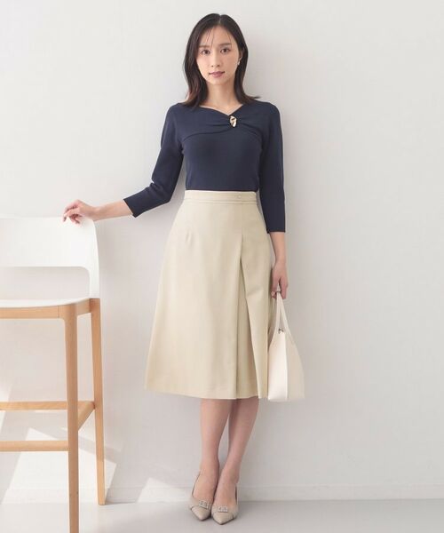 index / インデックス スカート | セットアップ対応 アシメタックAラインスカート【洗濯機OK・防シワ】 | 詳細12