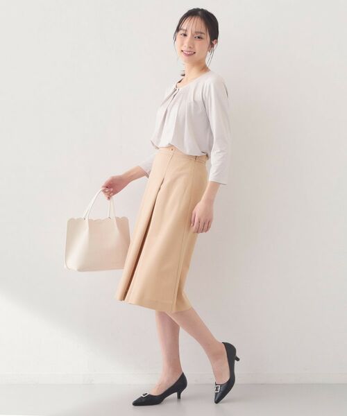 index / インデックス スカート | セットアップ対応 アシメタックAラインスカート【洗濯機OK・防シワ】 | 詳細16