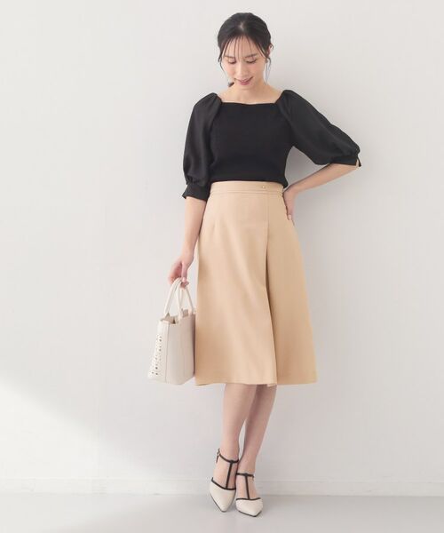 index / インデックス スカート | セットアップ対応 アシメタックAラインスカート【洗濯機OK・防シワ】 | 詳細19