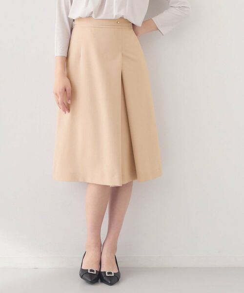 index / インデックス スカート | セットアップ対応 アシメタックAラインスカート【洗濯機OK・防シワ】（オレンジ(065)）