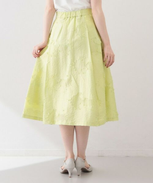 index / インデックス スカート | フラワーカットジャカードタックフレアスカート【洗濯機OK／イージーアイロン】 | 詳細15