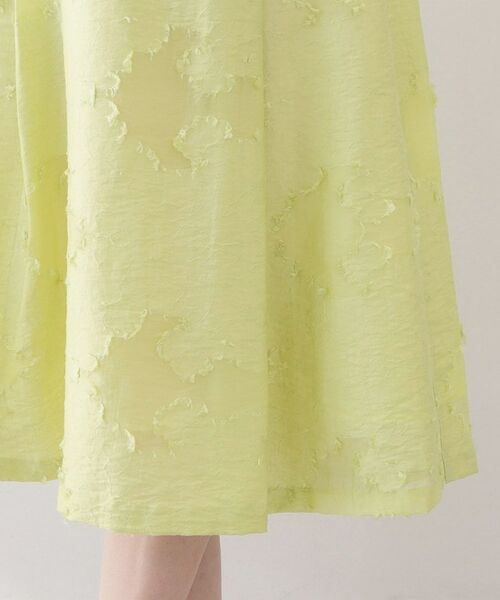 index / インデックス スカート | フラワーカットジャカードタックフレアスカート【洗濯機OK／イージーアイロン】 | 詳細20