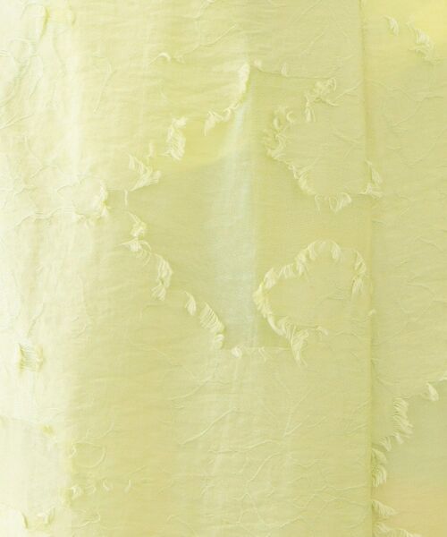 index / インデックス スカート | フラワーカットジャカードタックフレアスカート【洗濯機OK／イージーアイロン】 | 詳細4