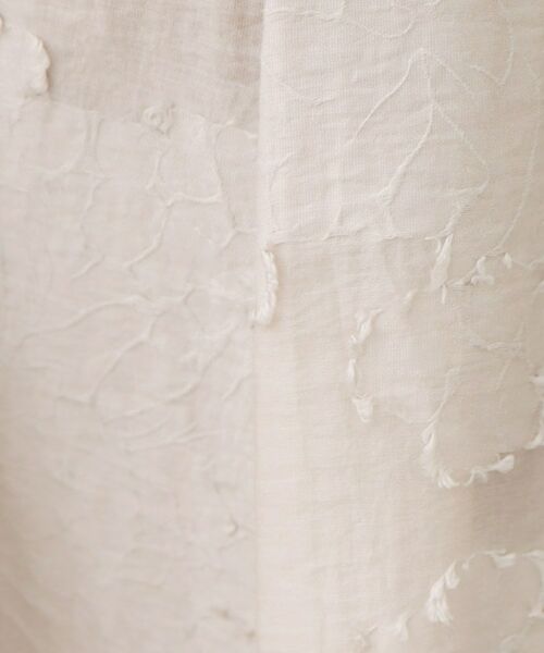 index / インデックス スカート | フラワーカットジャカードタックフレアスカート【洗濯機OK／イージーアイロン】 | 詳細8