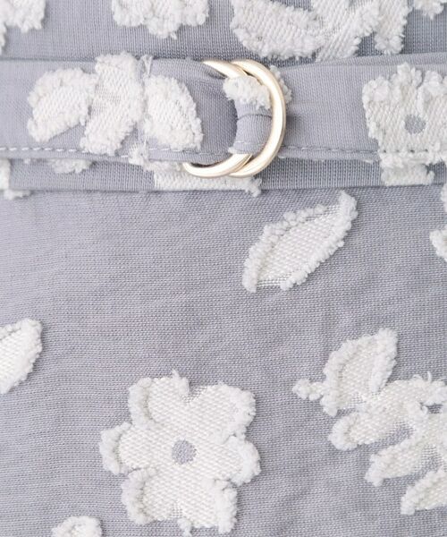 index / インデックス スカート | 麻調花柄ジャカードフレアスカート【ハンドウォッシャブル】 | 詳細27