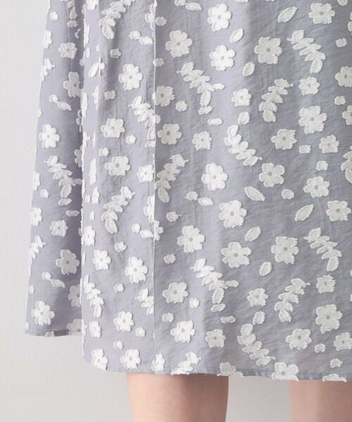 index / インデックス スカート | 麻調花柄ジャカードフレアスカート【ハンドウォッシャブル】 | 詳細28