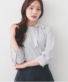 index / インデックス シャツ・ブラウス | サテンアシメボウブラウス【洗濯機OK／イージーアイロン】