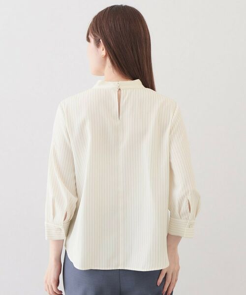 index / インデックス シャツ・ブラウス | サテンアシメボウブラウス【洗濯機OK／イージーアイロン】 | 詳細15