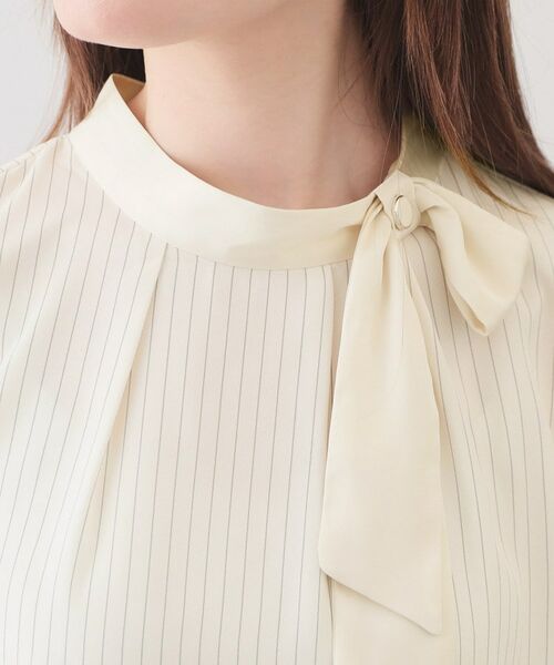 index / インデックス シャツ・ブラウス | サテンアシメボウブラウス【洗濯機OK／イージーアイロン】 | 詳細16