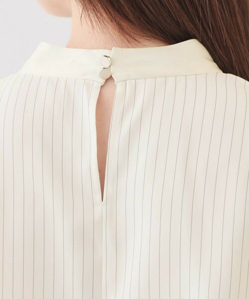 index / インデックス シャツ・ブラウス | サテンアシメボウブラウス【洗濯機OK／イージーアイロン】 | 詳細17