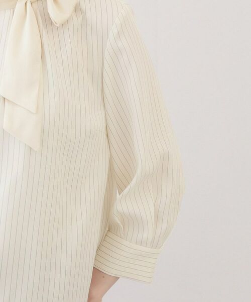 index / インデックス シャツ・ブラウス | サテンアシメボウブラウス【洗濯機OK／イージーアイロン】 | 詳細18