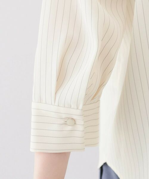 index / インデックス シャツ・ブラウス | サテンアシメボウブラウス【洗濯機OK／イージーアイロン】 | 詳細19