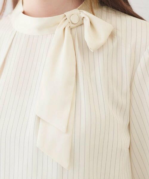 index / インデックス シャツ・ブラウス | サテンアシメボウブラウス【洗濯機OK／イージーアイロン】 | 詳細21