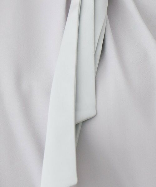 index / インデックス シャツ・ブラウス | サテンアシメボウブラウス【洗濯機OK／イージーアイロン】 | 詳細8