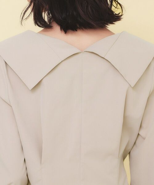 index / インデックス シャツ・ブラウス | 変形カシュクールタックシャツ【洗濯機OK／ストレッチ】 | 詳細26