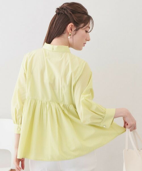 index / インデックス シャツ・ブラウス | ボウタイ取り外し2way ペプラムブラウス【洗濯機OK・イージーアイロン・防シワ】 | 詳細16