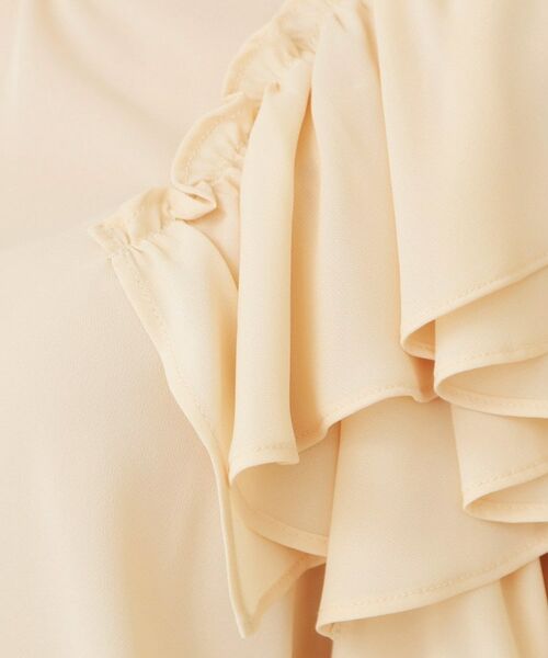 index / インデックス シャツ・ブラウス | スリットフリルバルーンスリーブブラウス【洗濯機OK／イージーアイロン／防シワ】 | 詳細4