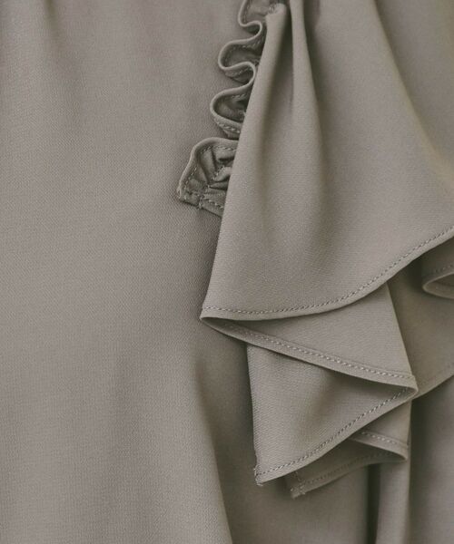 index / インデックス シャツ・ブラウス | スリットフリルバルーンスリーブブラウス【洗濯機OK／イージーアイロン／防シワ】 | 詳細8